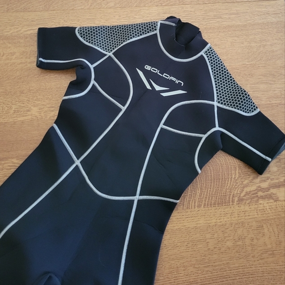 Goldfin Women's Shorty Wetsuit, 3mm Neoprene - black - Picture 3 of 12
